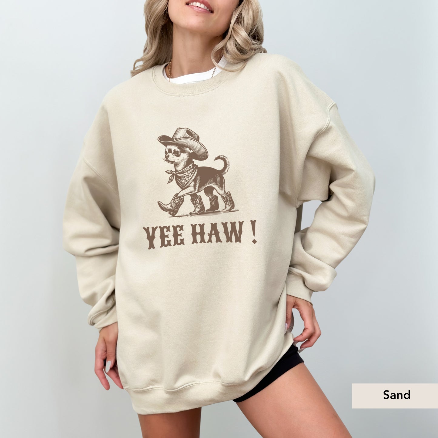 Chihuahua Yeehaw Sweatshirt