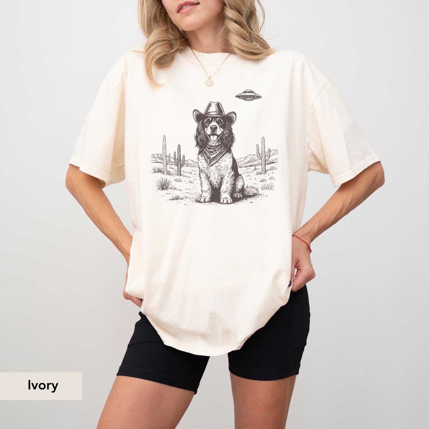 Cocker Spaniel UFO shirt