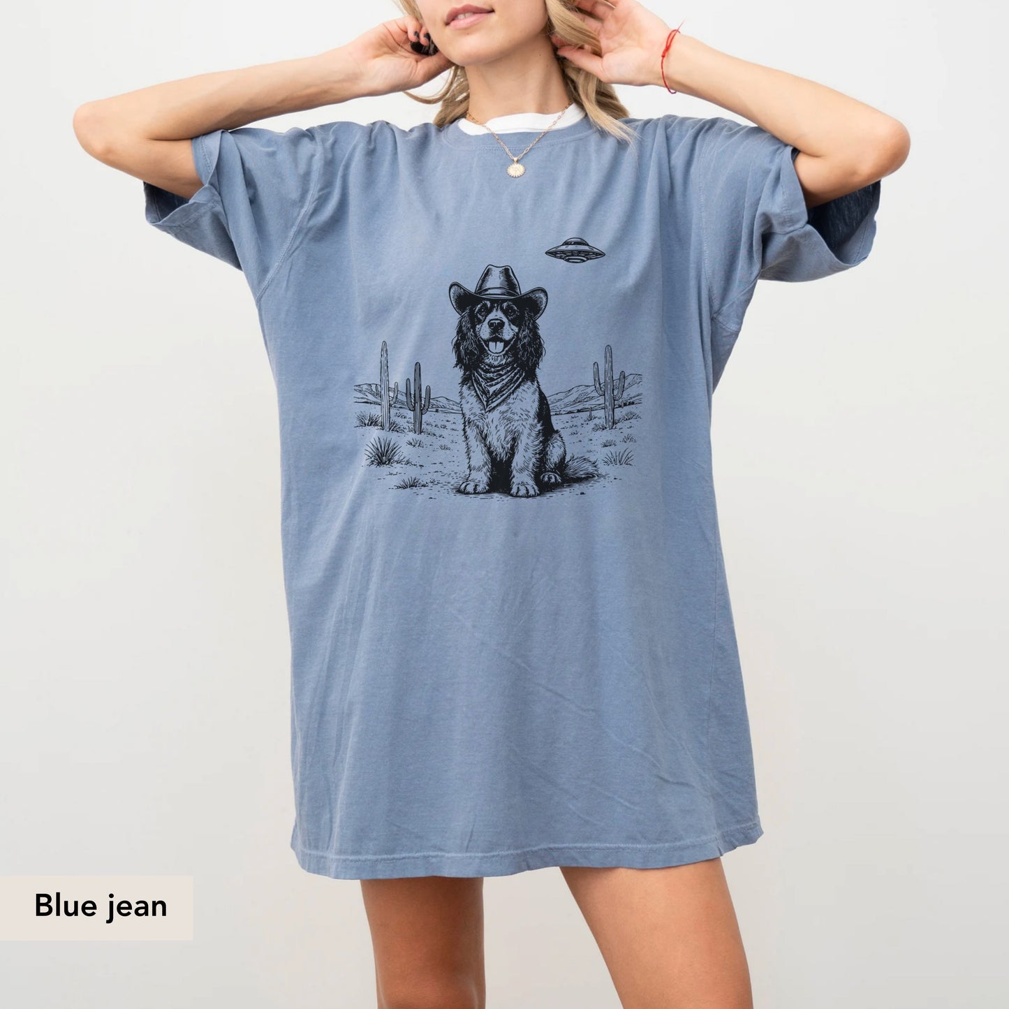 Cocker Spaniel UFO shirt