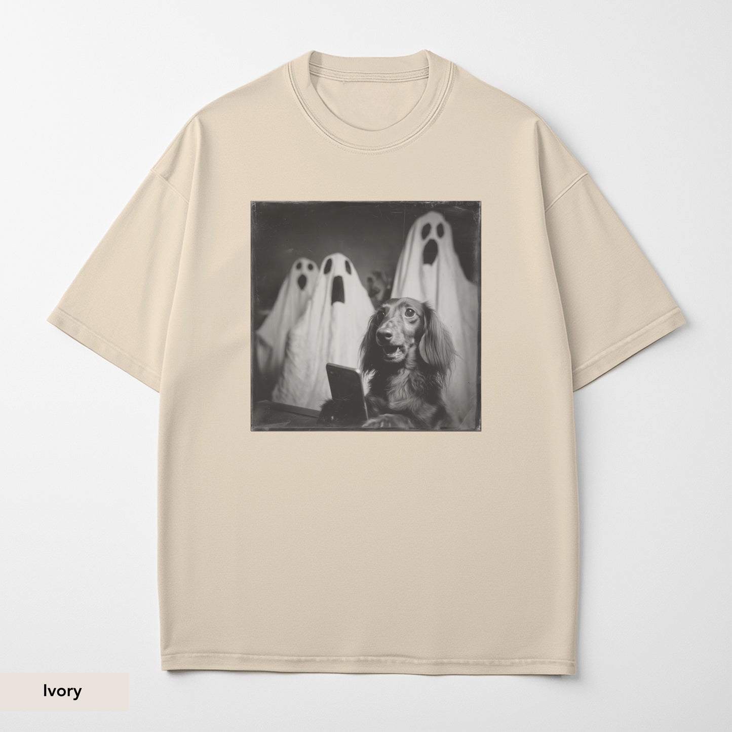 Dachshund Long Haired Ghost Shirt