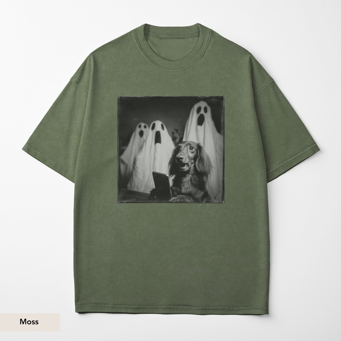 Dachshund Long Haired Ghost Shirt