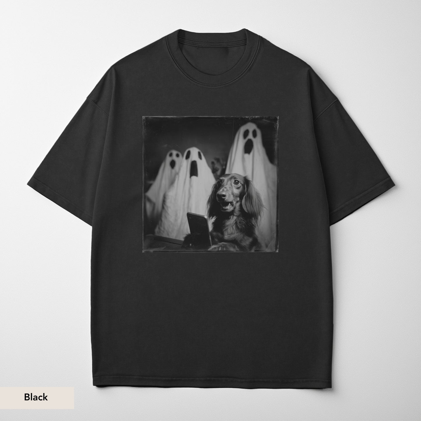 Dachshund Long Haired Ghost Shirt