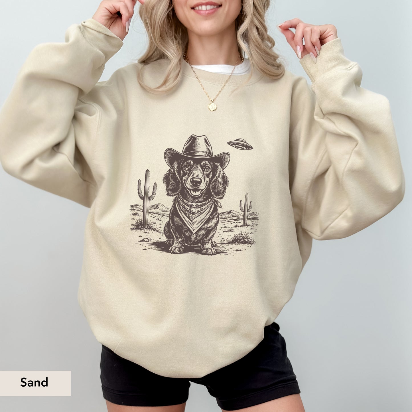 Dachshund UFO Sweatshirt