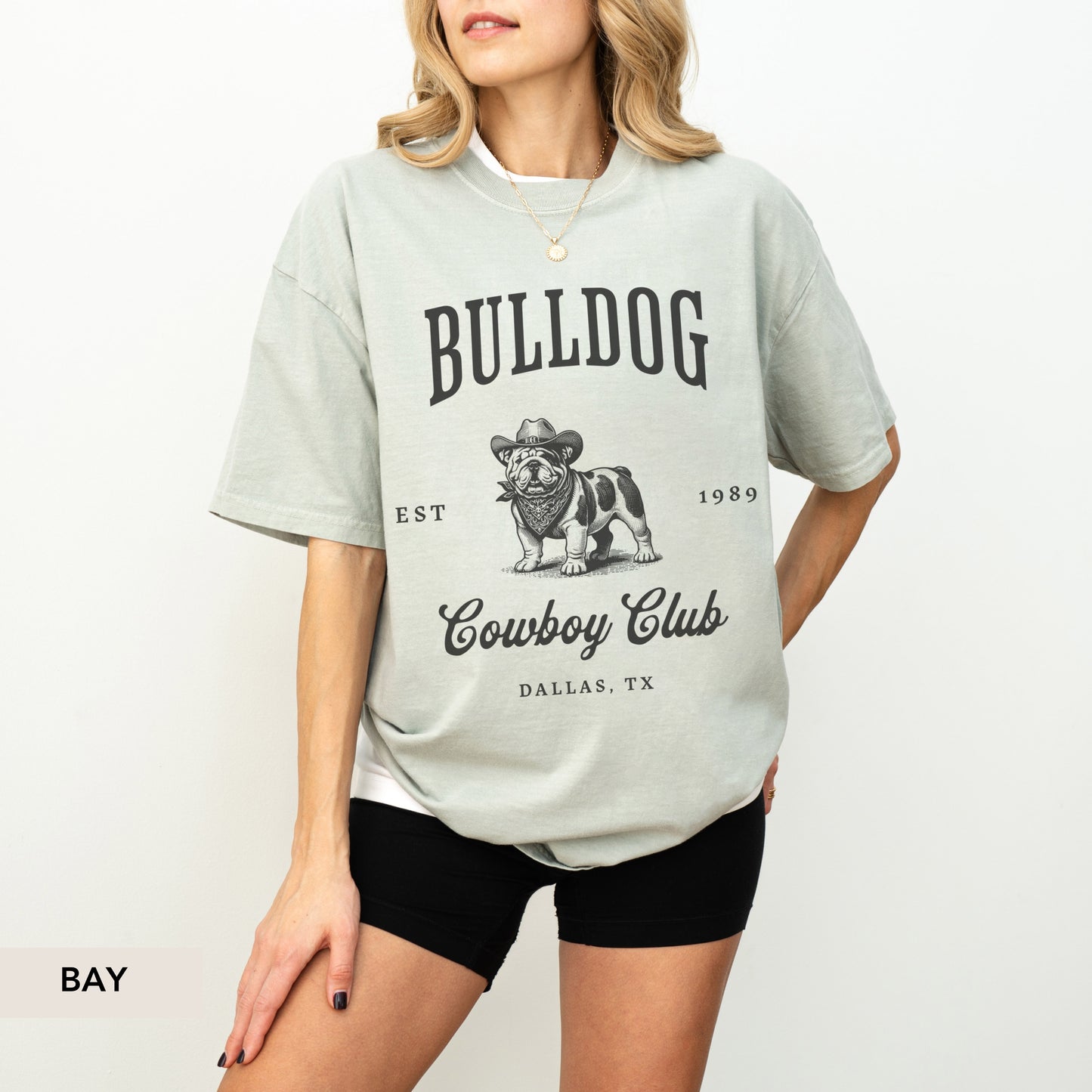 English Bulldog Cowboy Club Shirt