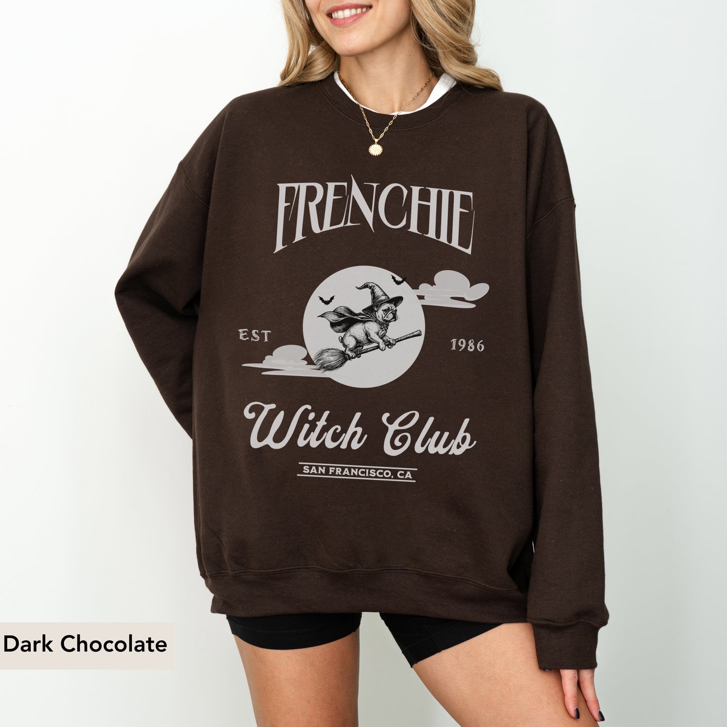 French Bulldog Witch Club Sweatshirt