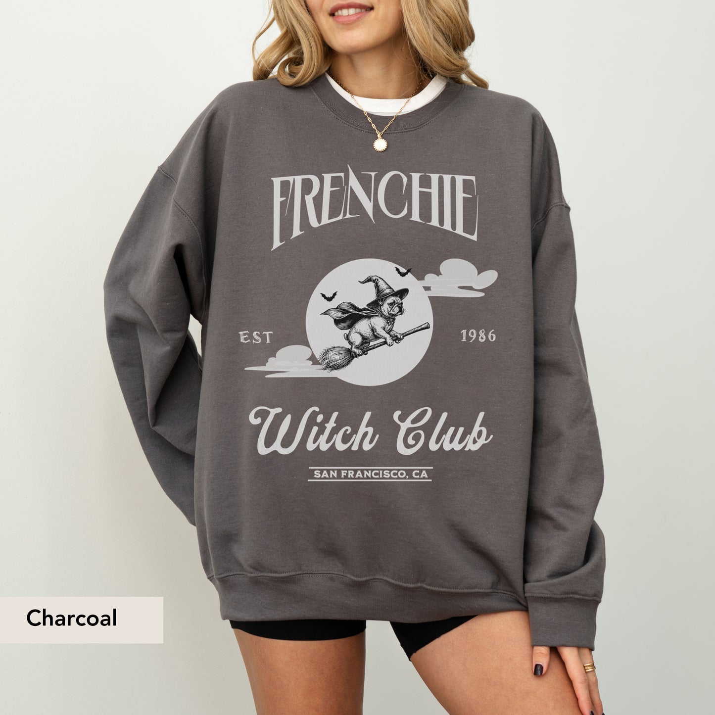 French Bulldog Witch Club Sweatshirt