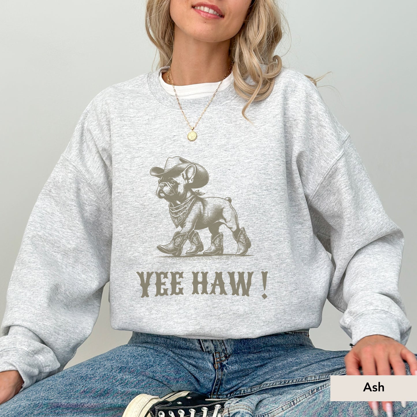 French Bulldog Yeehaw Sweatshirt