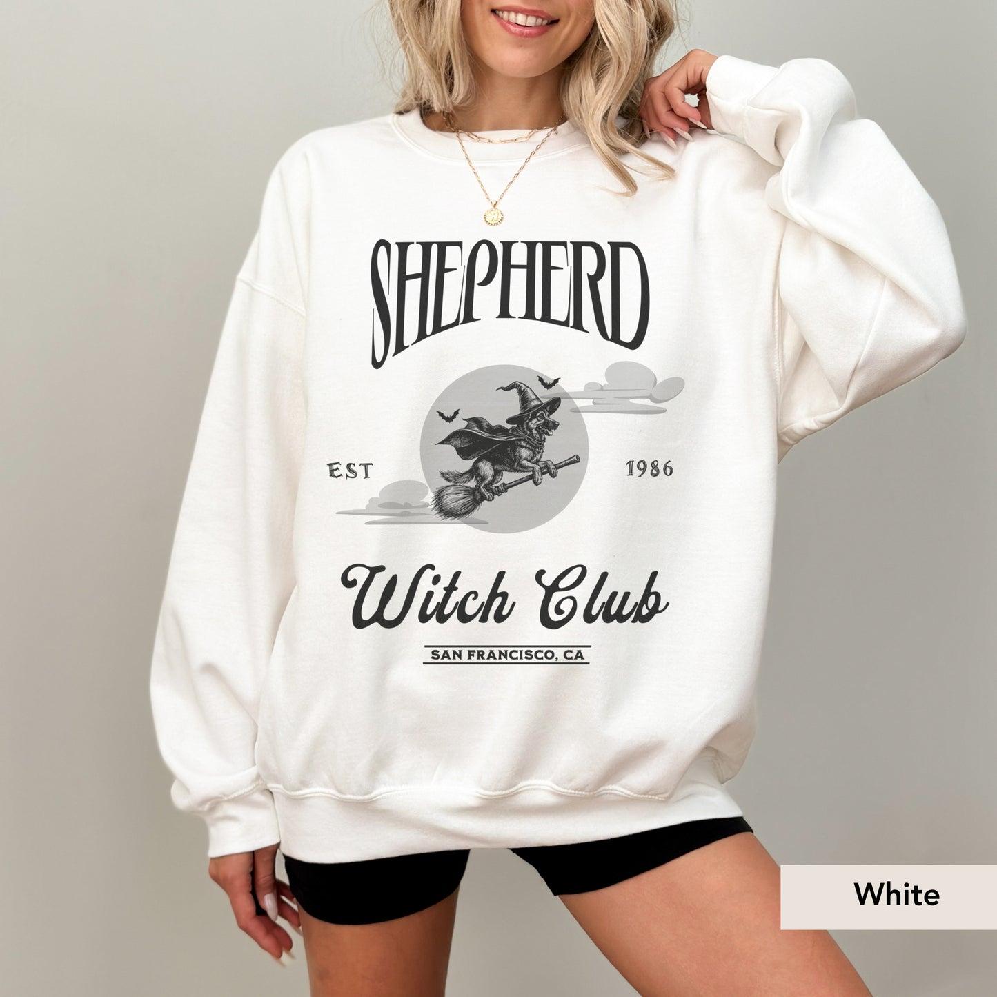 German Shepherd Witch Club Sweatshirt