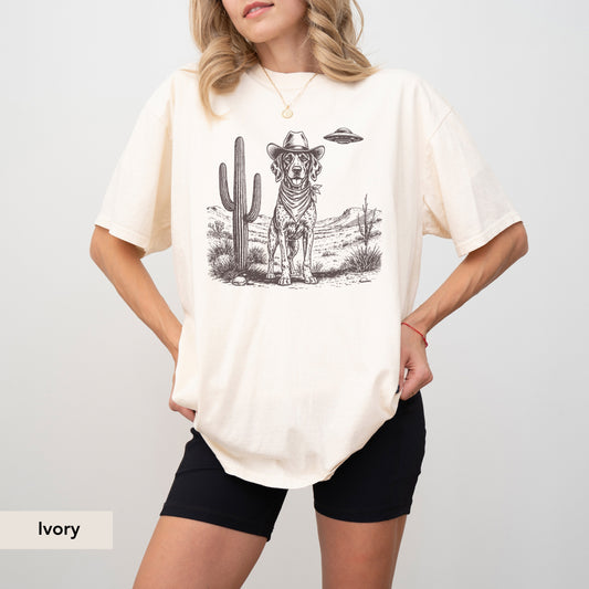 German Shorthaired Pointer UFO shirt