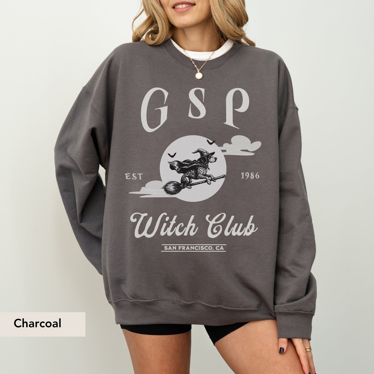 German Shorthaired Pointer Witch Club Sweatshirt