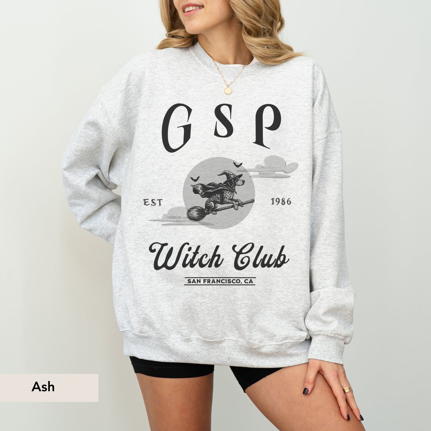 German Shorthaired Pointer Witch Club Sweatshirt