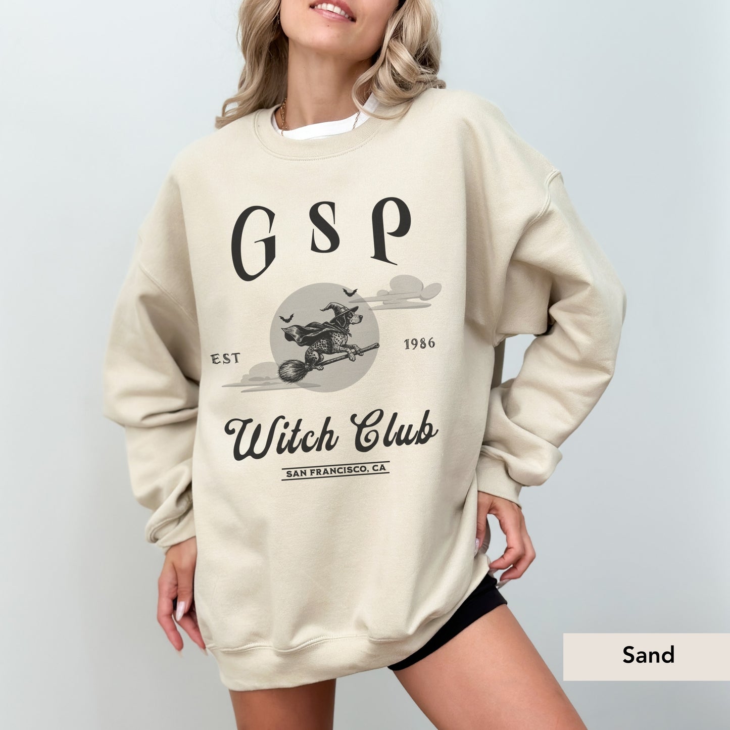 German Shorthaired Pointer Witch Club Sweatshirt