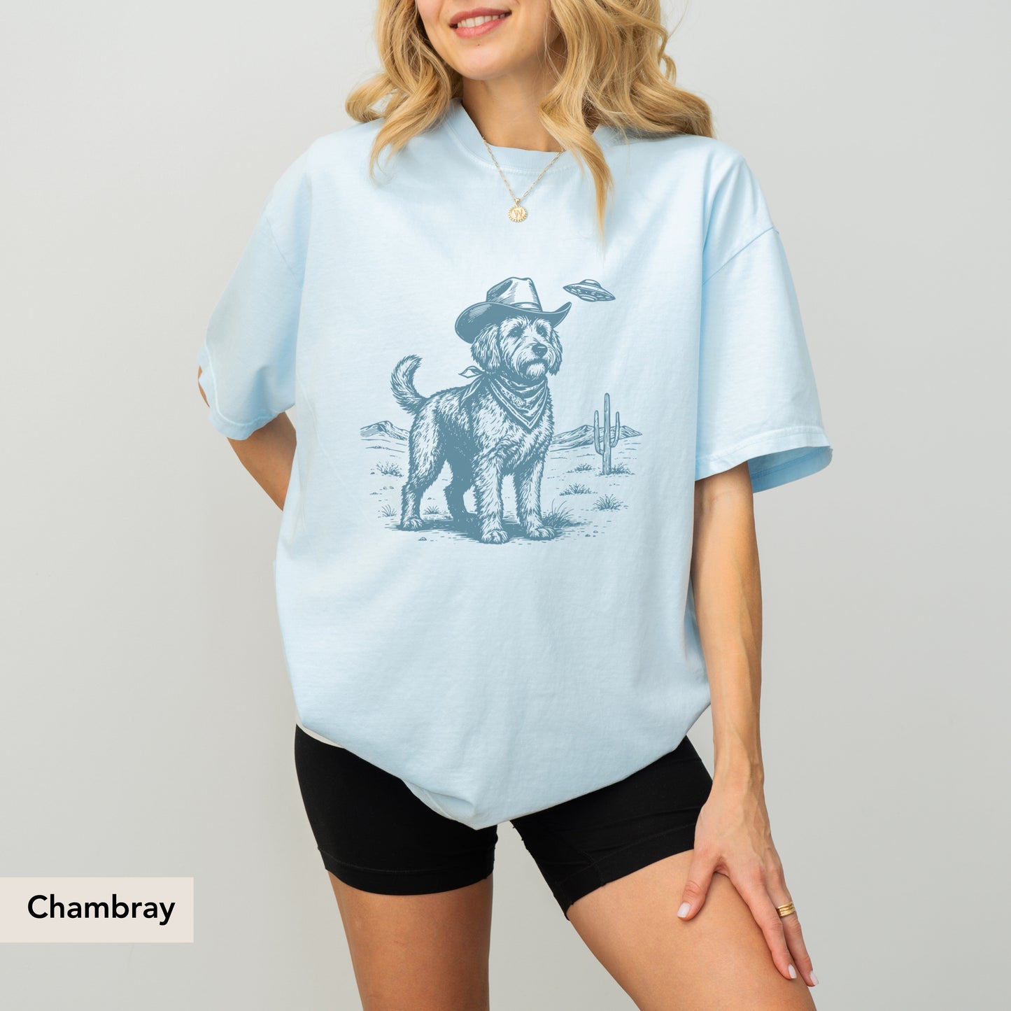 Goldendoodle UFO shirt