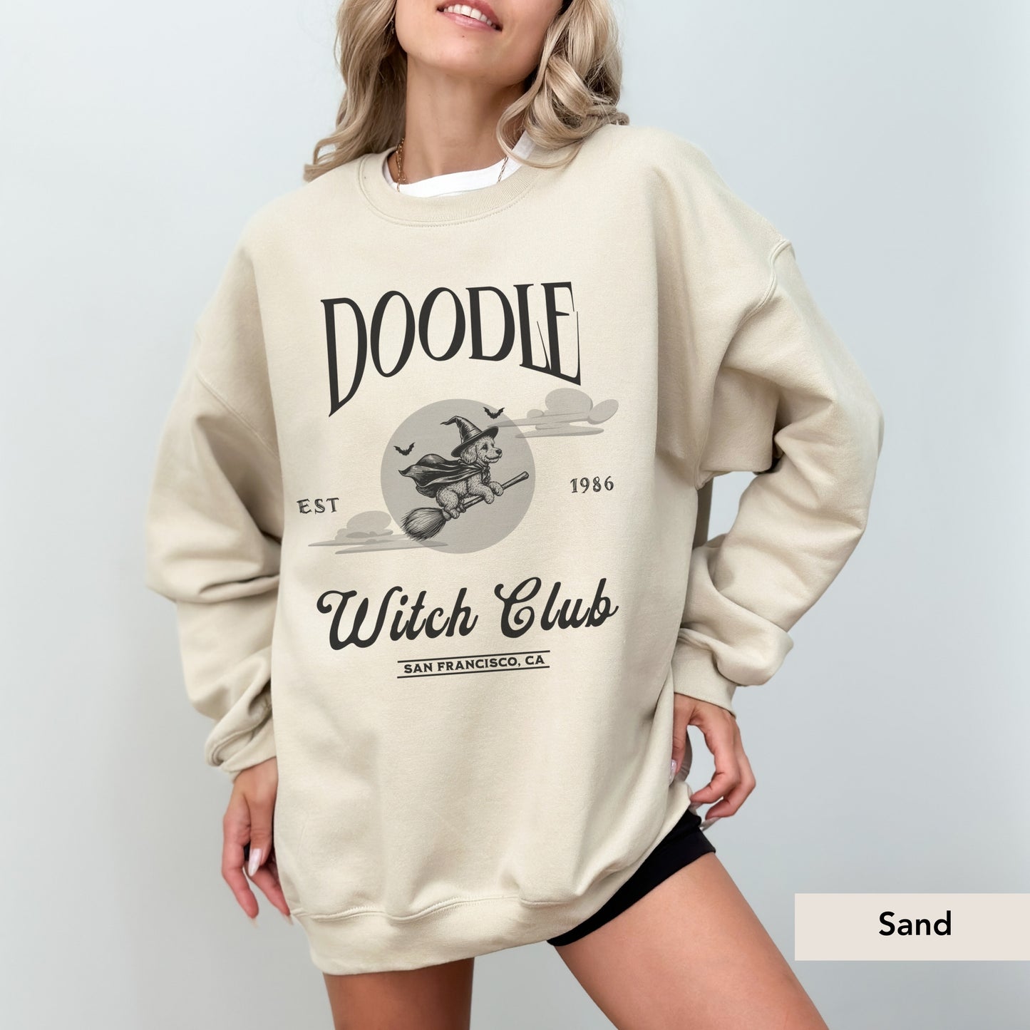 Goldendoodle Witch Club Sweatshirt