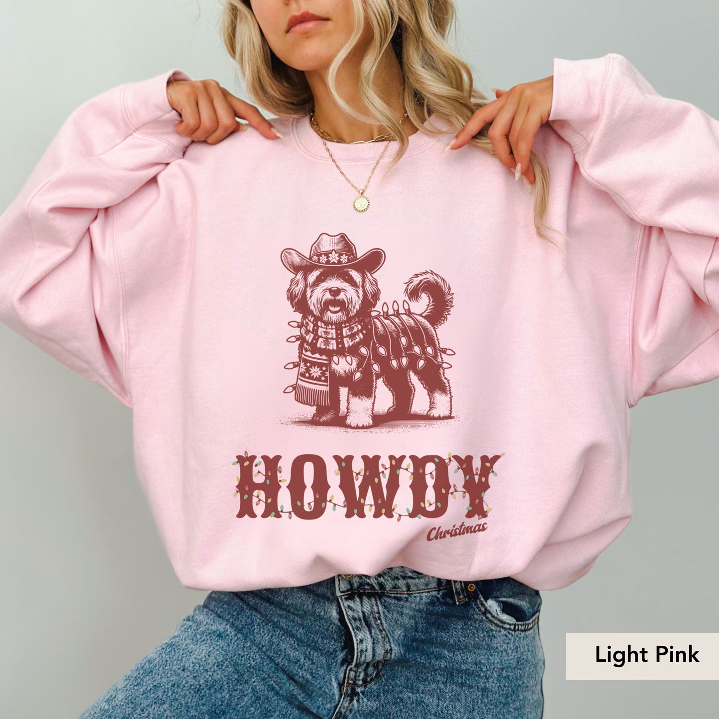 Havanese Howdy Christmas Sweatshirt