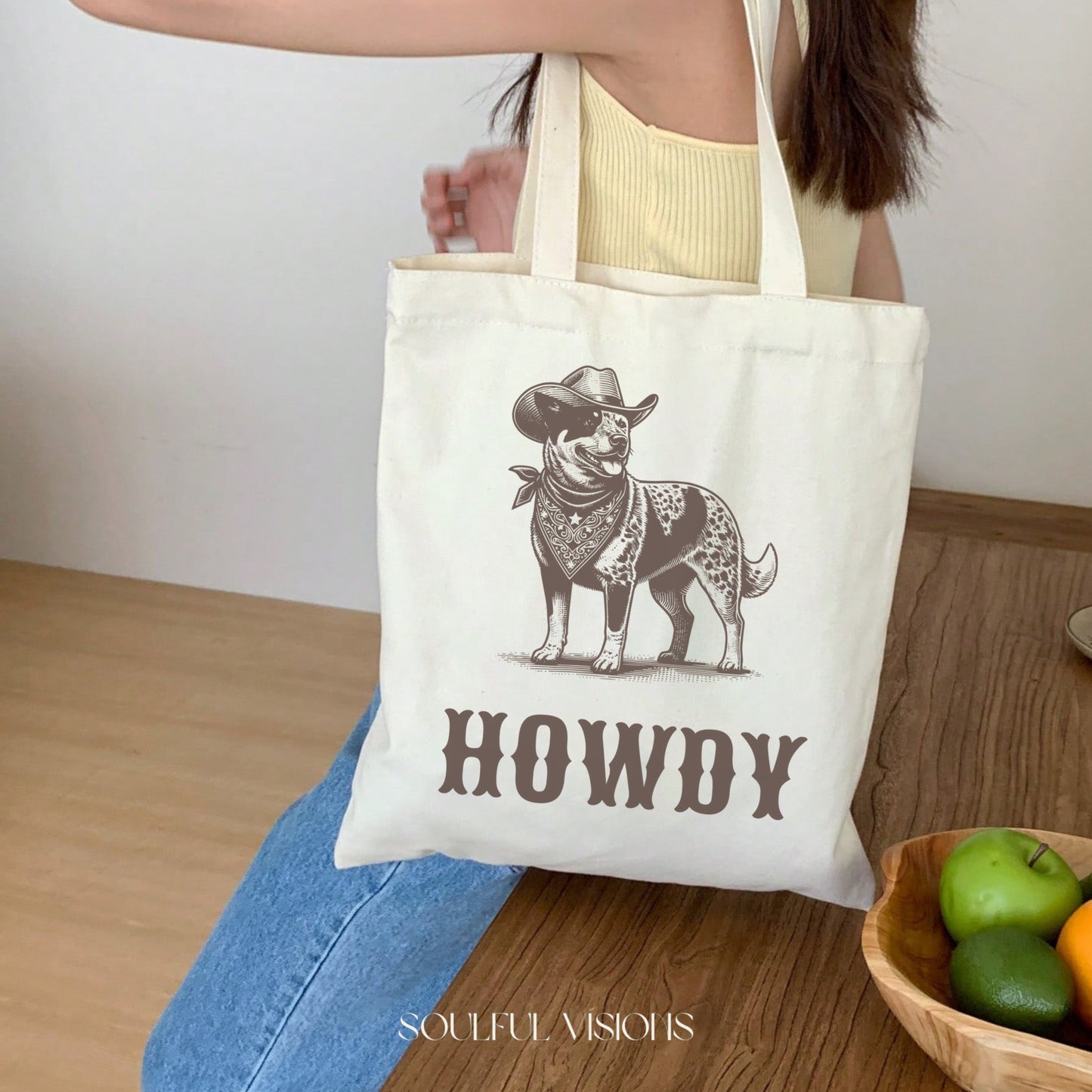Howdy Australian Cattle Tote Bag