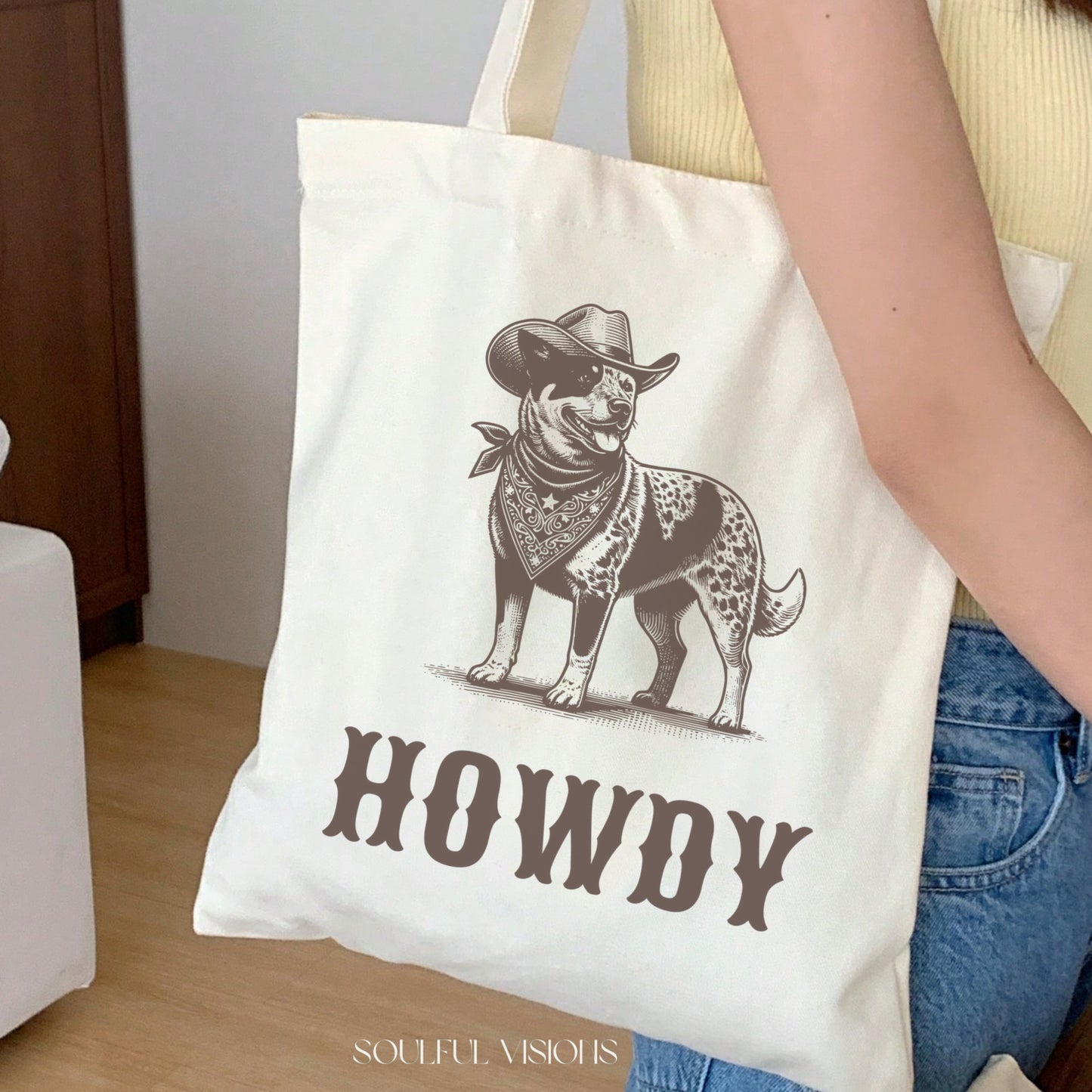 Howdy Australian Cattle Tote Bag