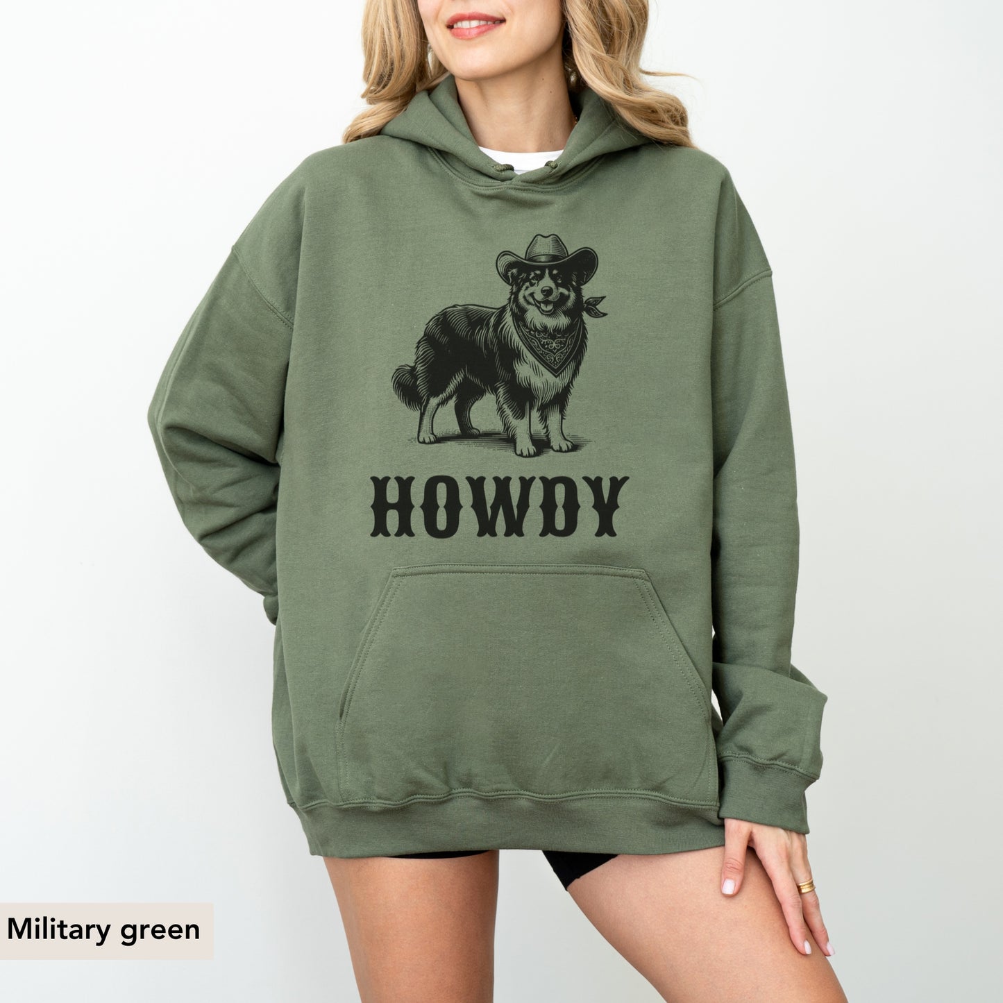 Howdy Australian Shepherd Hoodie