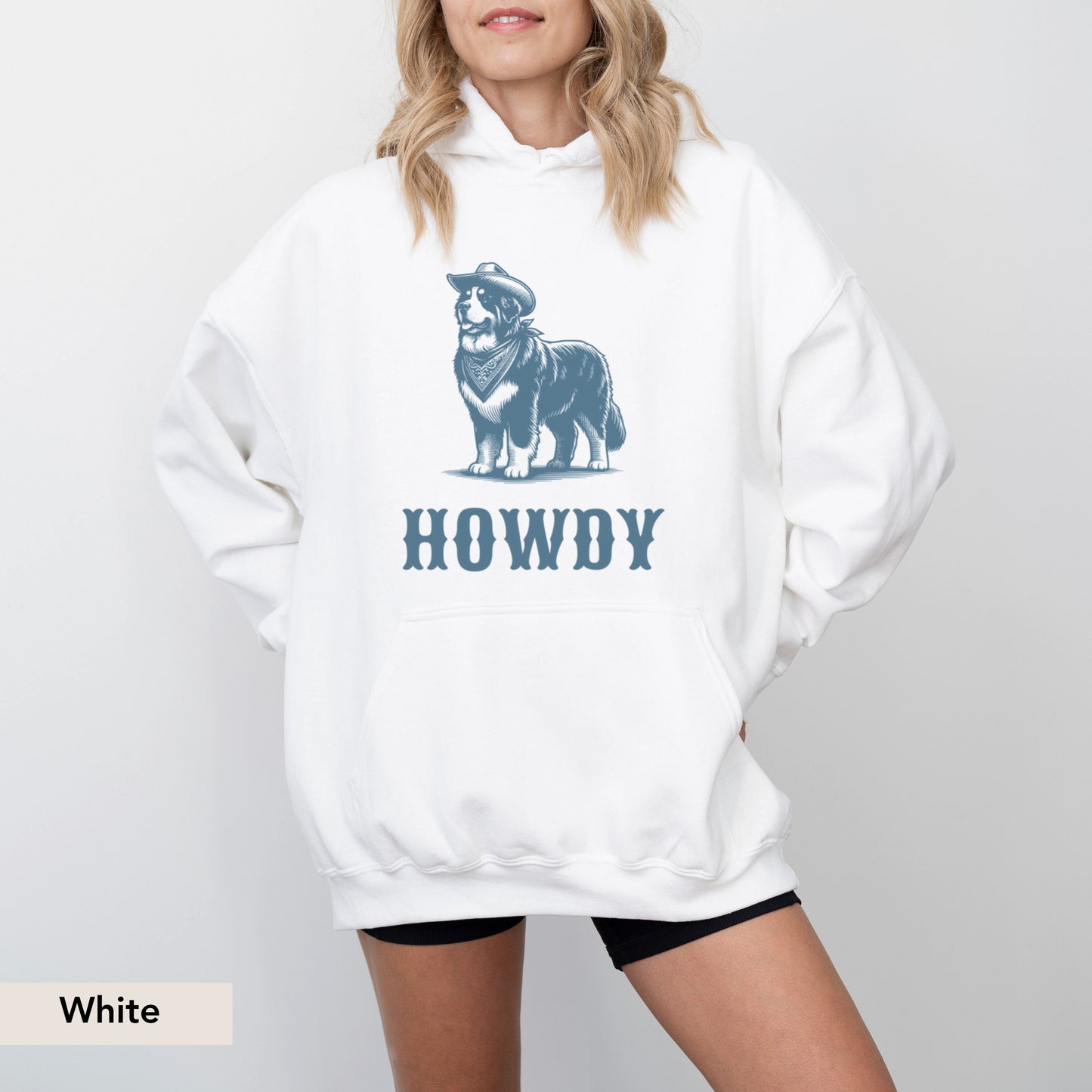 Howdy Bernese Mountain Hoodie