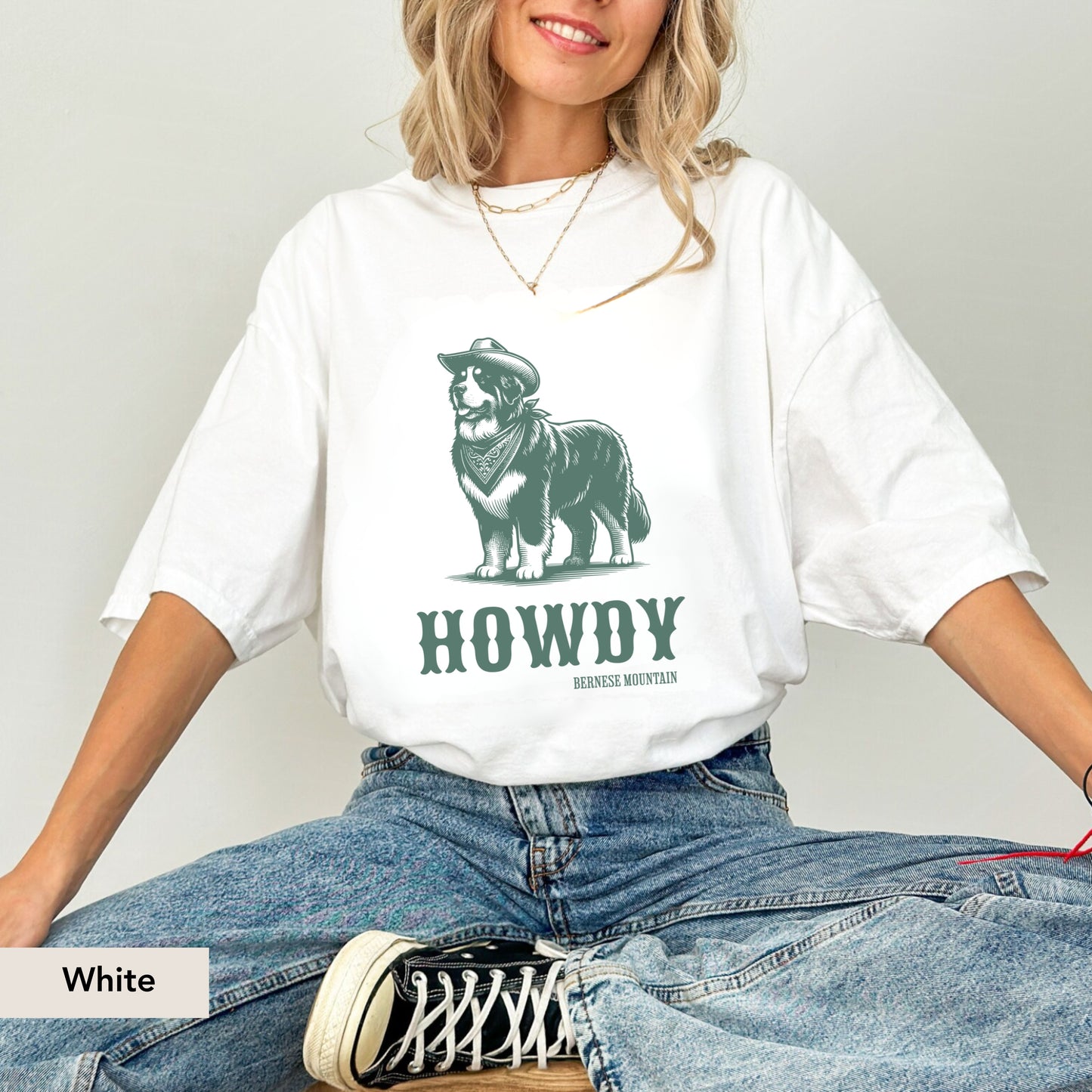 Howdy Bernese Mountain Shirt