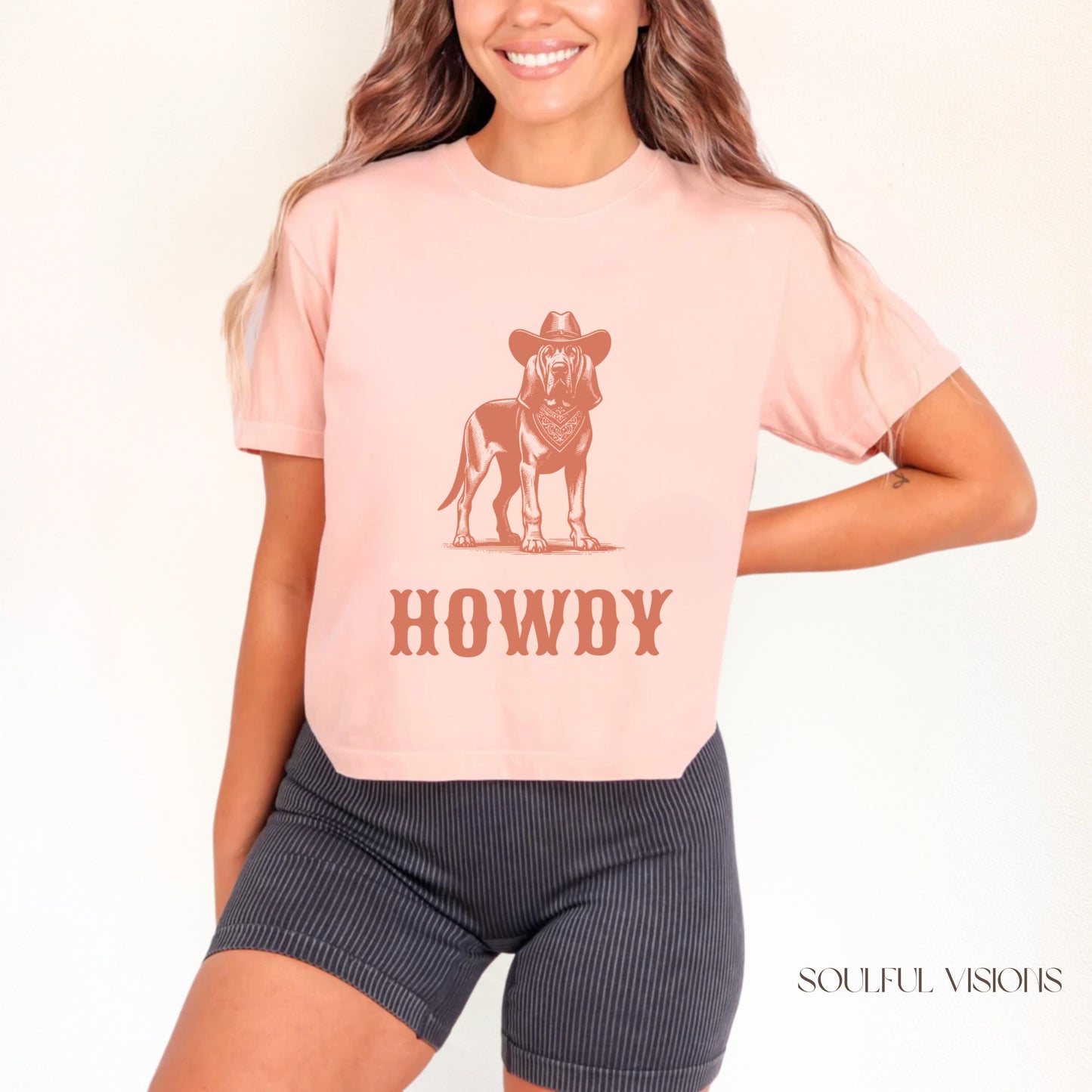 Howdy Bloodhound Women's Boxy Tee