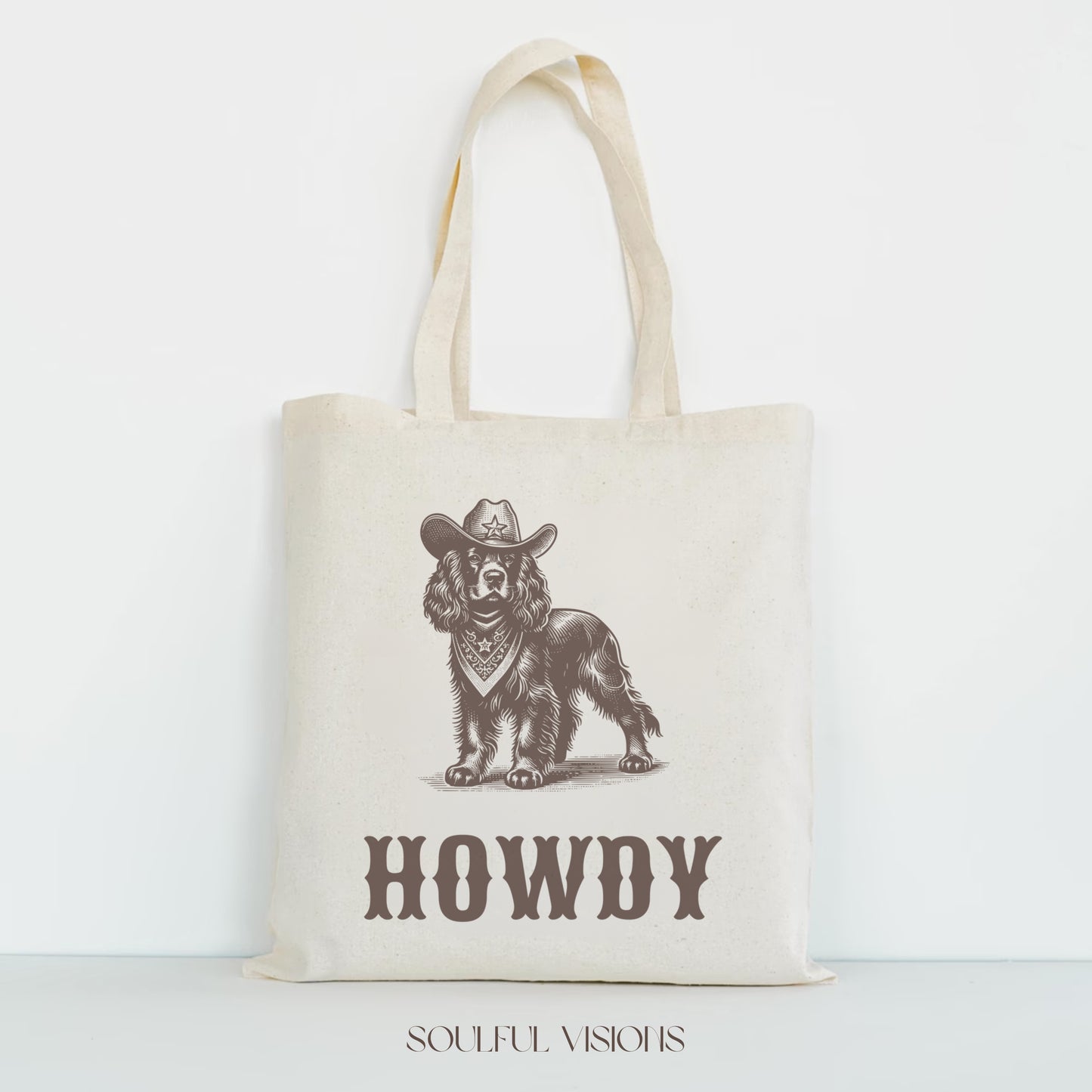 Howdy Boykin Spaniel Tote Bag