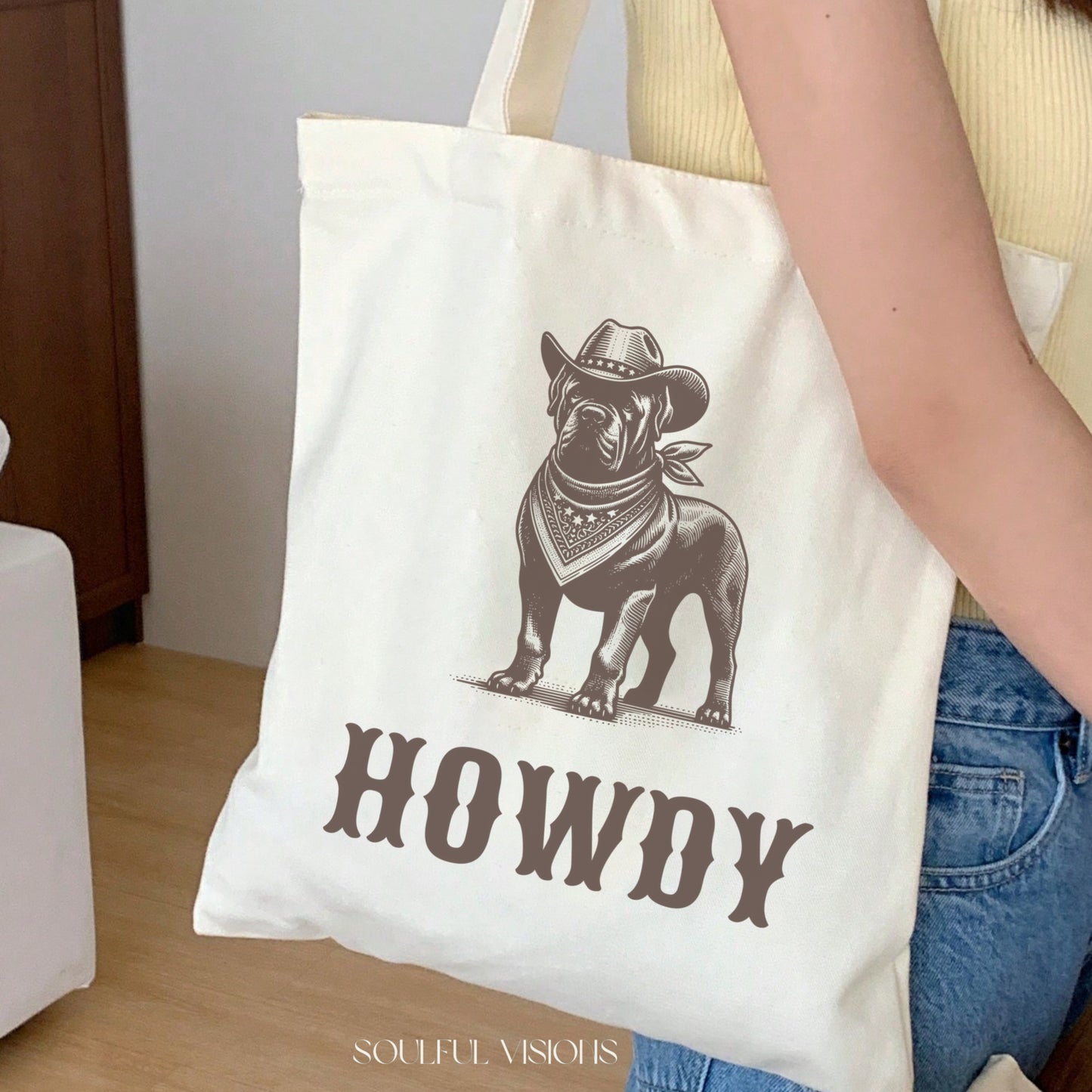 Howdy Cane Corso Tote Bag