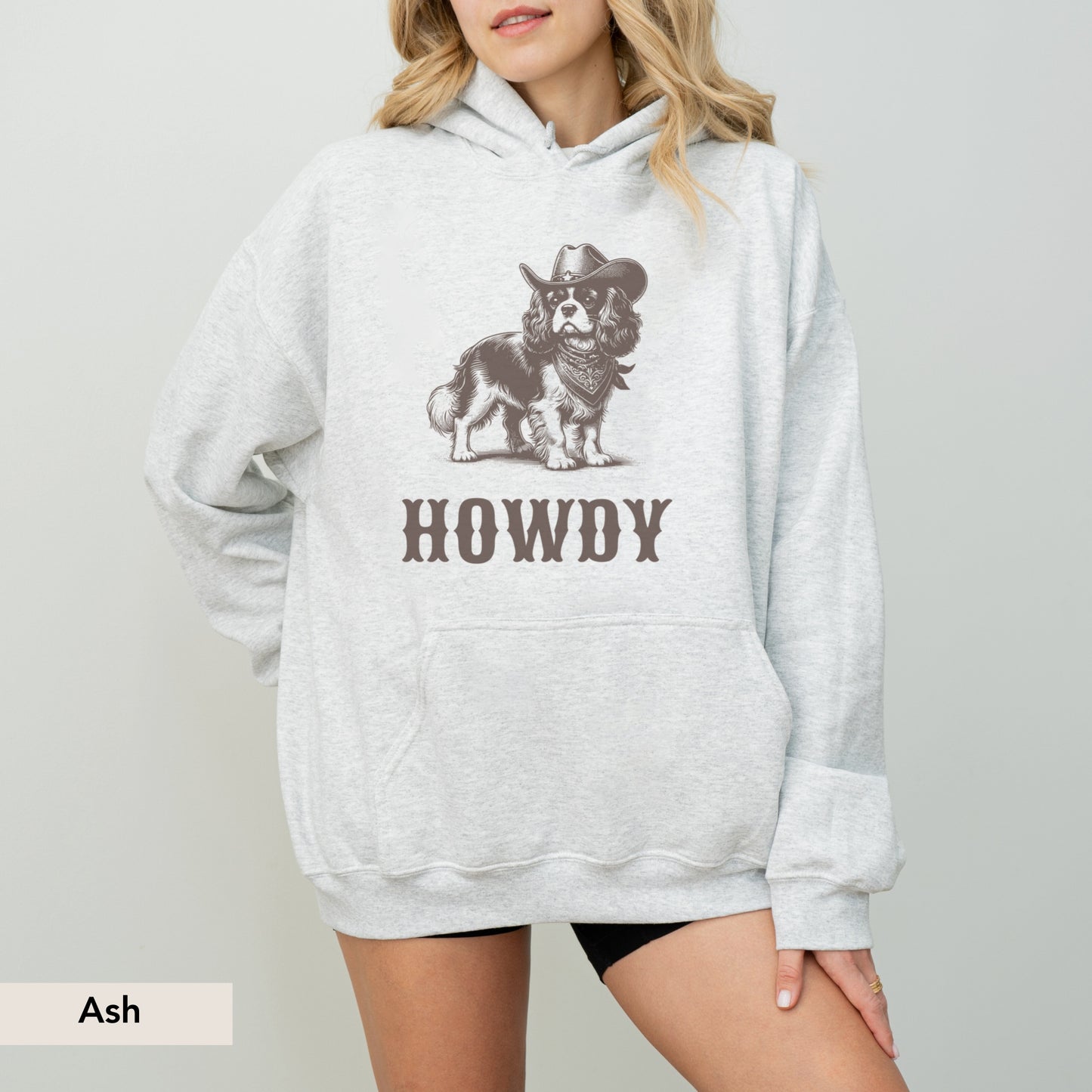 Howdy Cavalier King Charles Spaniel Hoodie