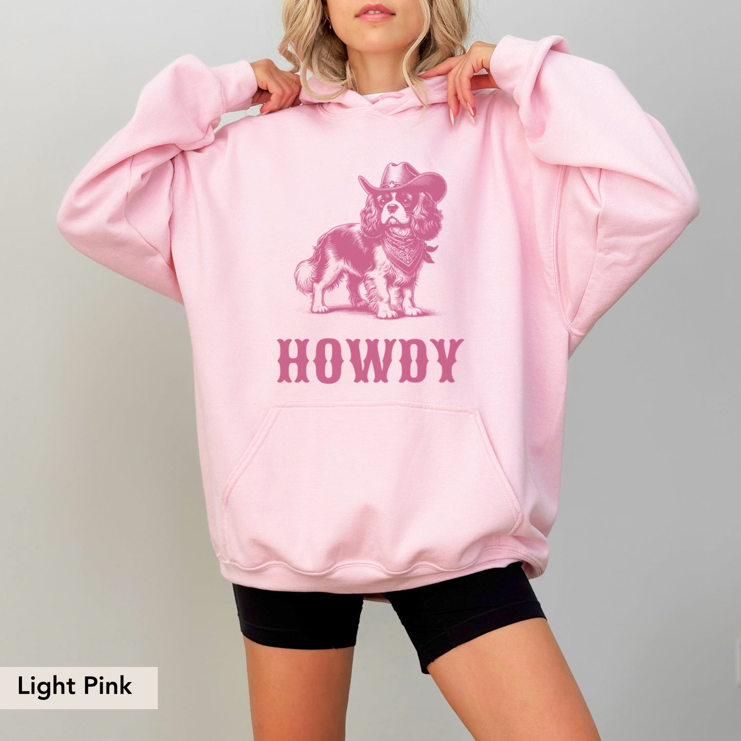 Howdy Cavalier King Charles Spaniel Hoodie