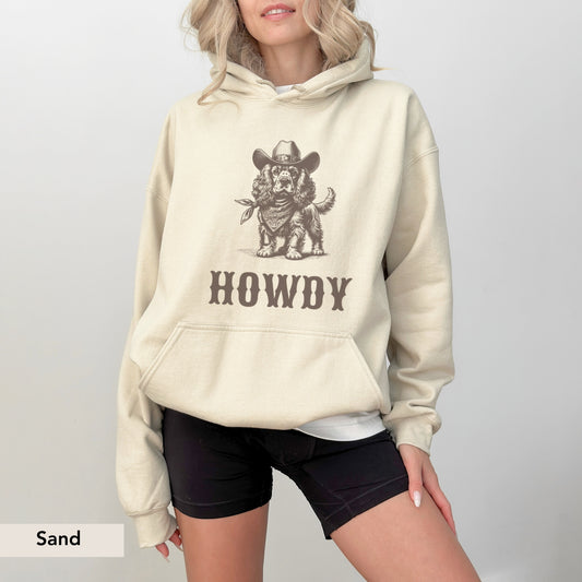 Howdy Cocker Spaniel Hoodie