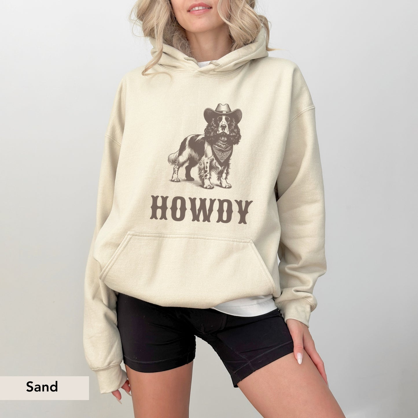 Howdy English Springer Spaniel Hoodie