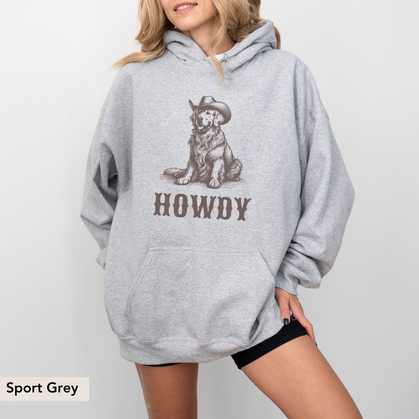 Howdy Golden Retriever Hoodie