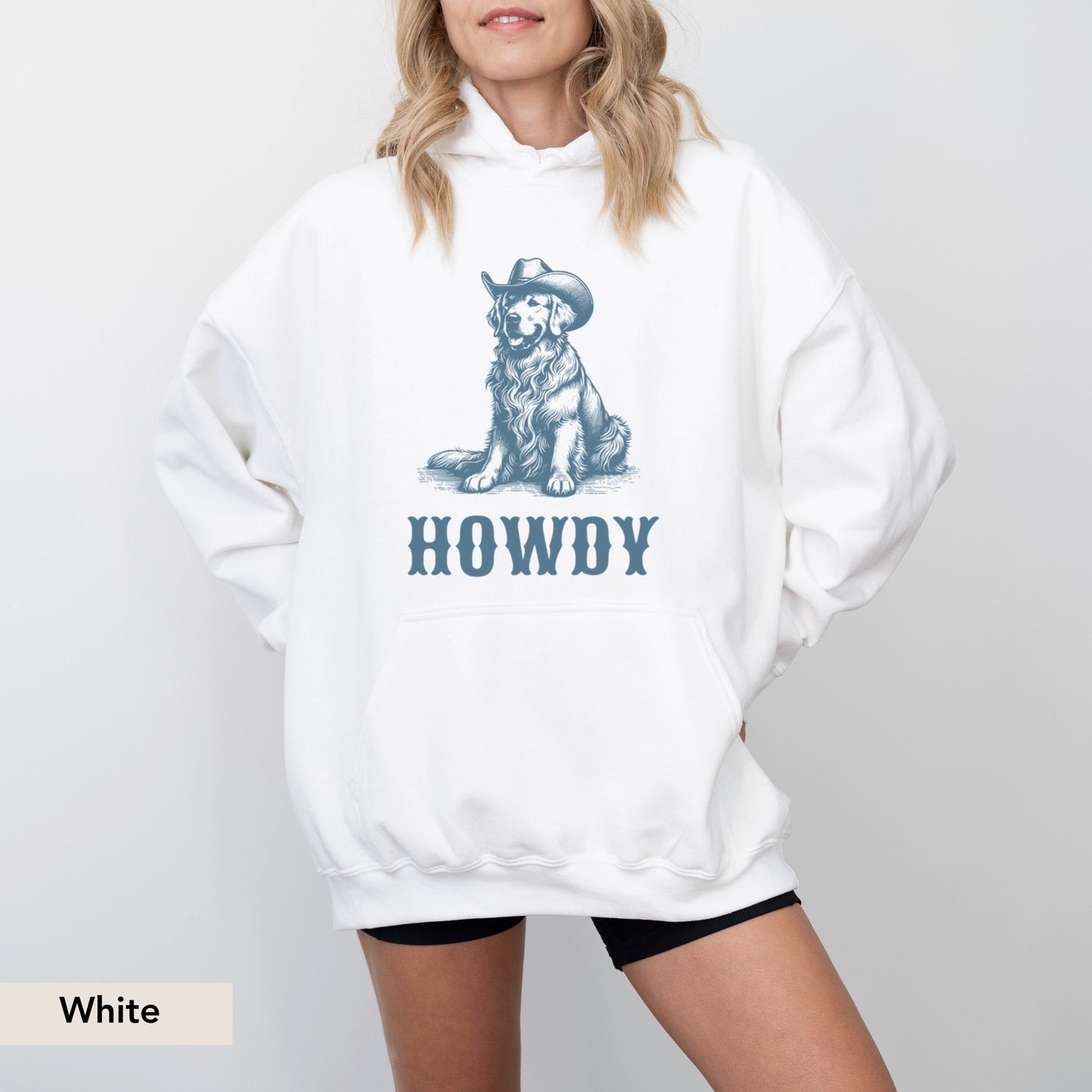 Howdy Golden Retriever Hoodie