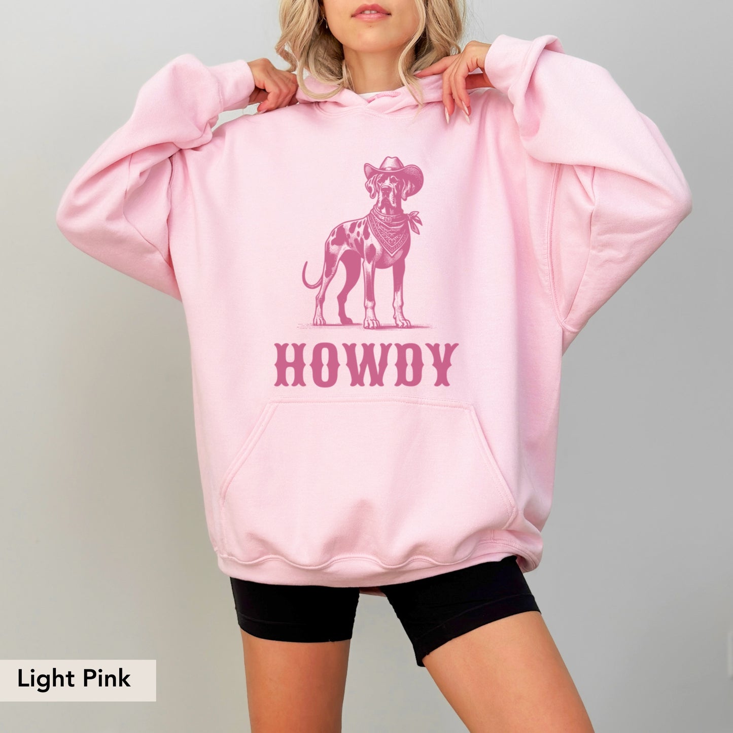 Howdy Great Dane Hoodie