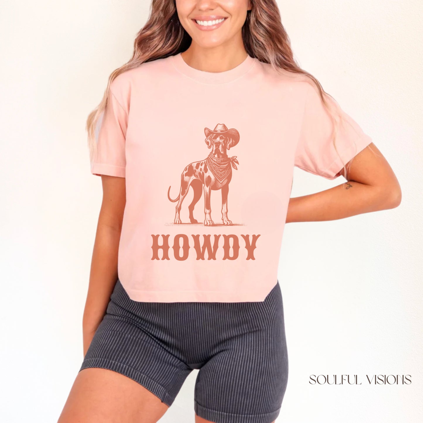 Howdy Great Dane Women's Boxy Tee