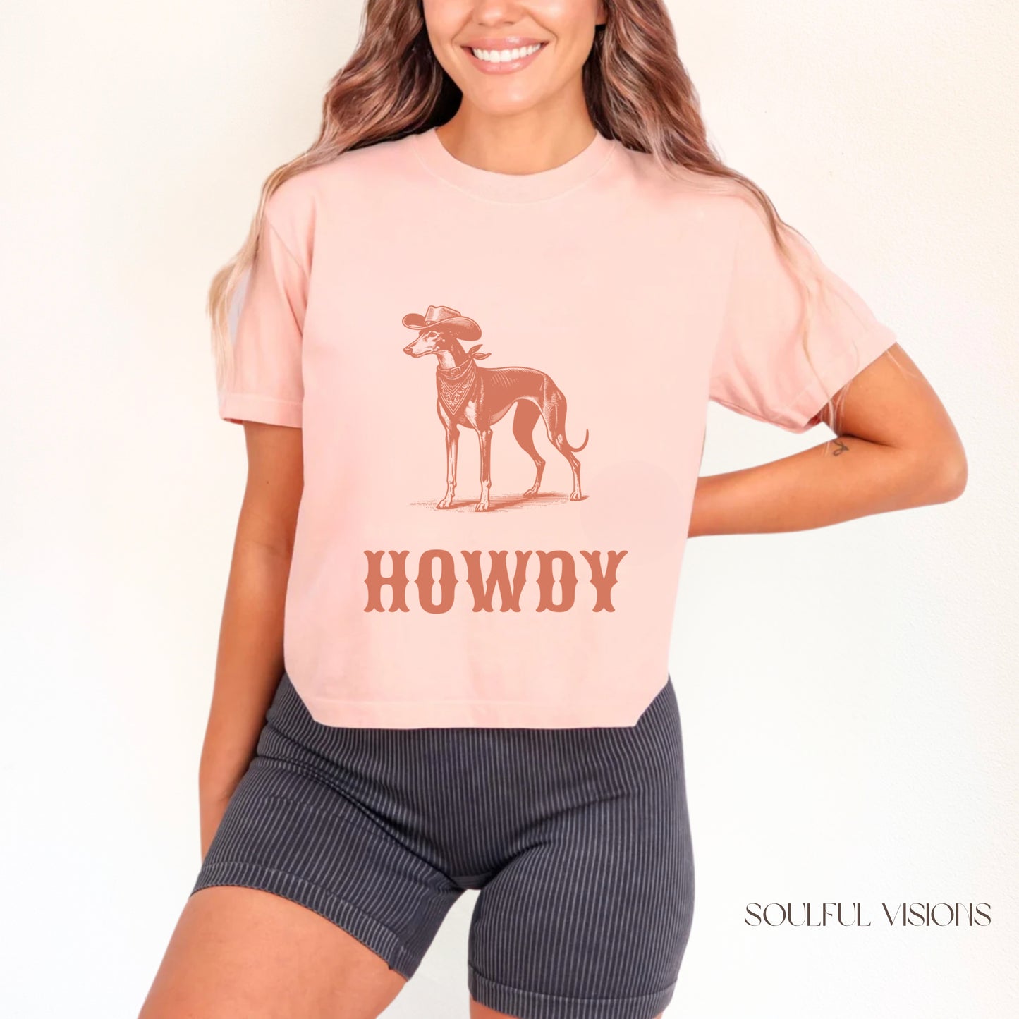 Howdy Greyhound Women's Boxy Tee