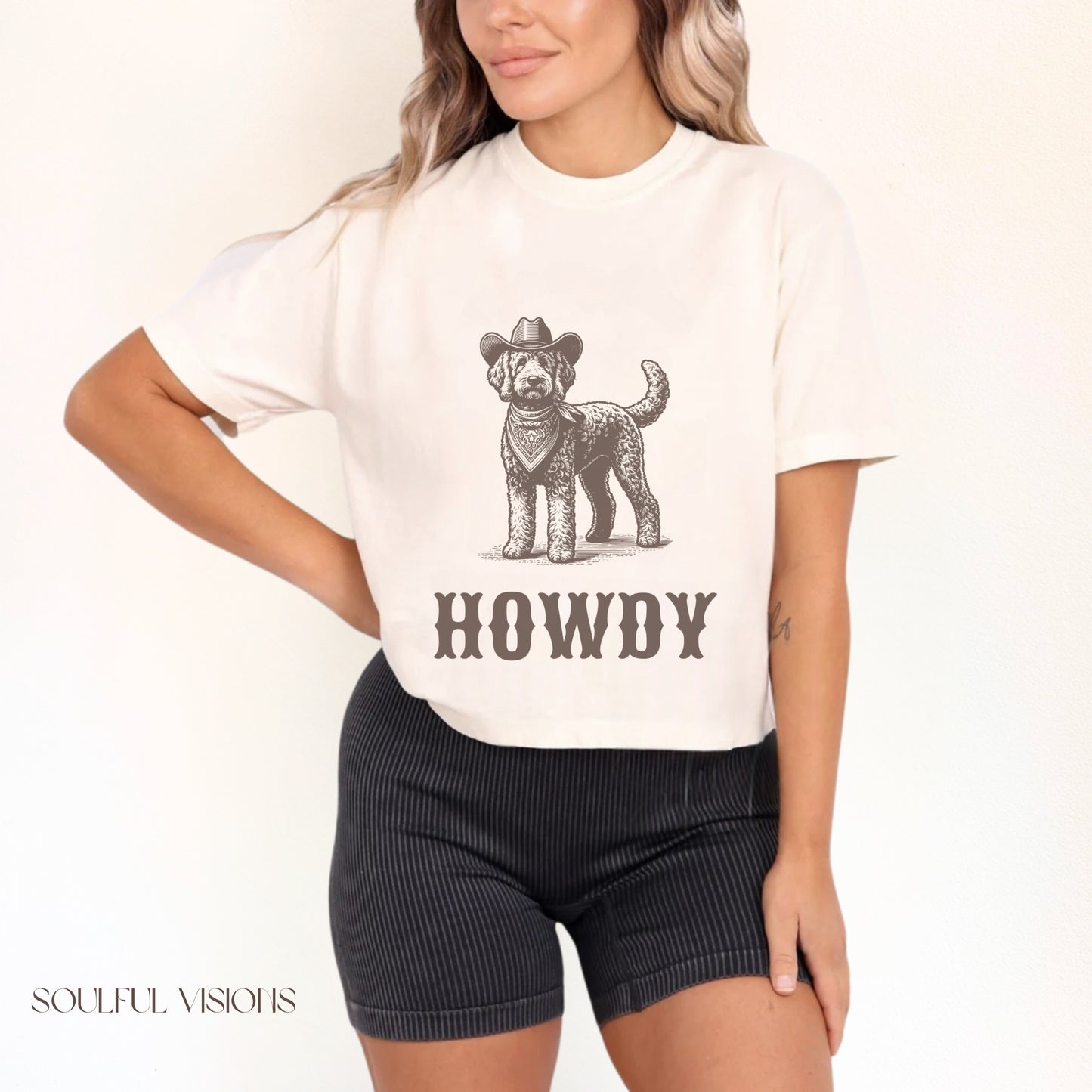 Howdy Labradoodle Women's Boxy Tee