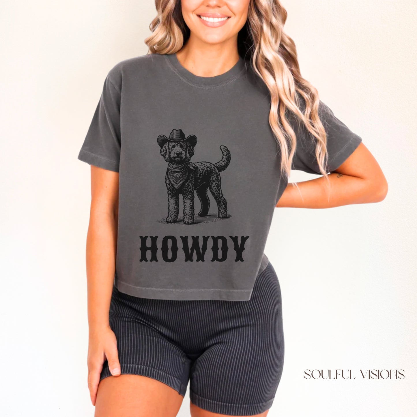 Howdy Labradoodle Women's Boxy Tee