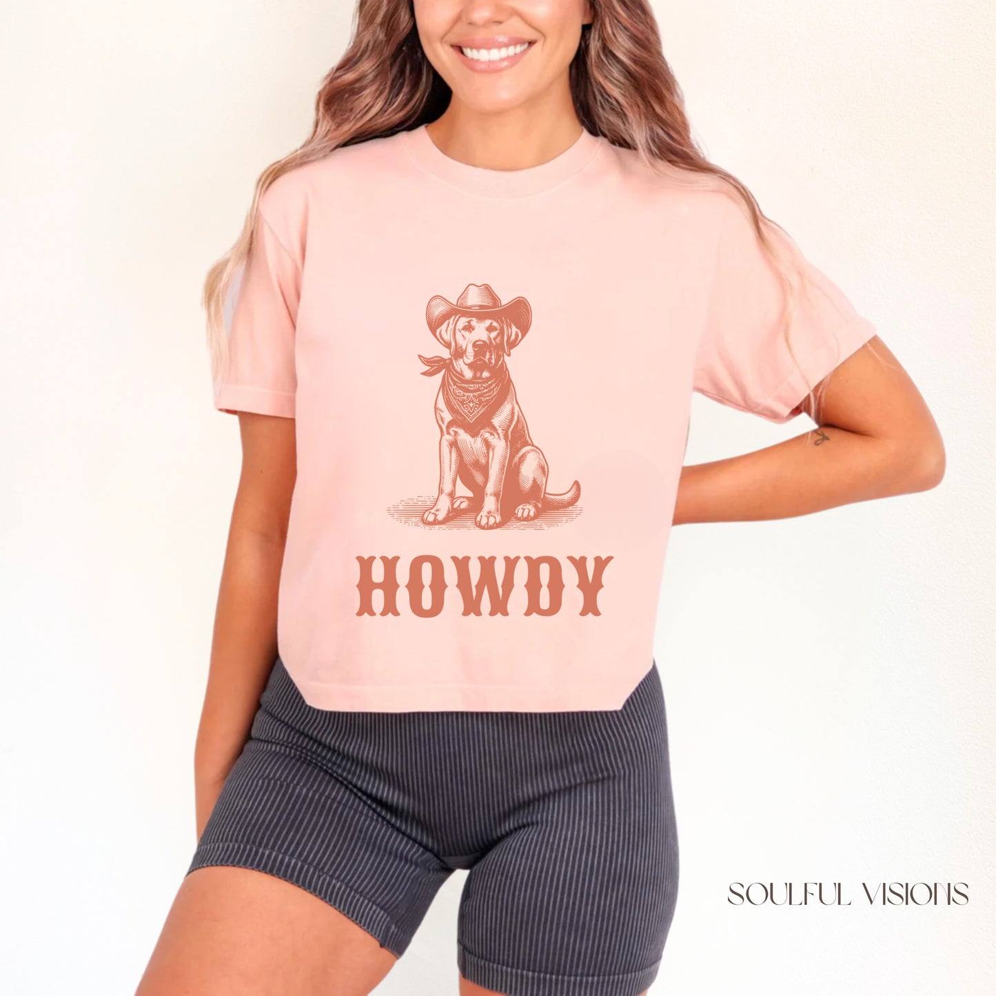 Howdy Labrador Retriever Women's Boxy Tee