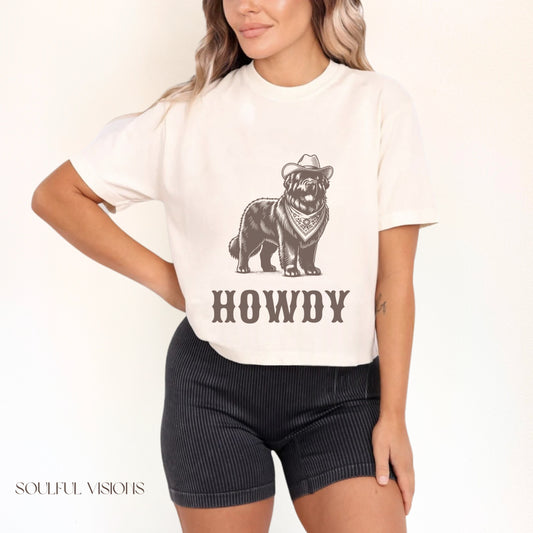 Howdy Newfoundland Women's Boxy Tee