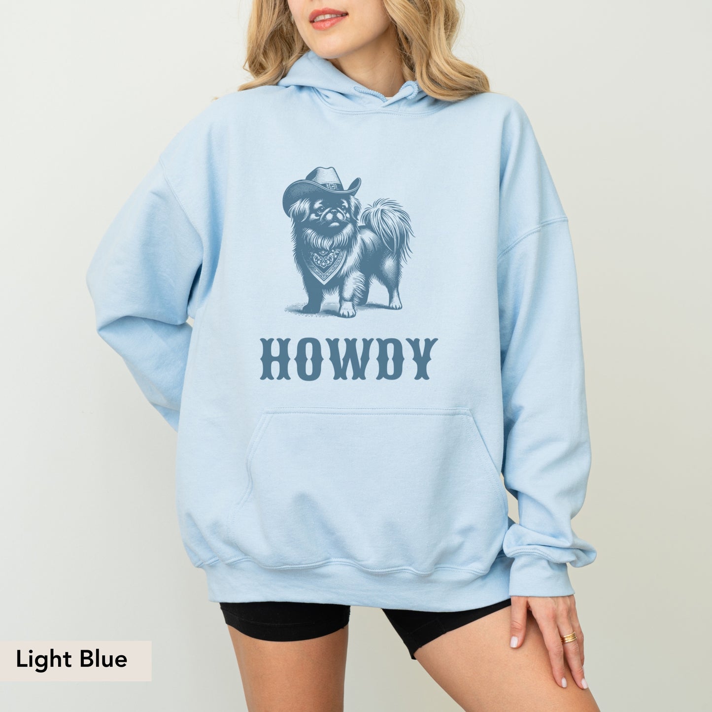 Howdy Pekingese Hoodie