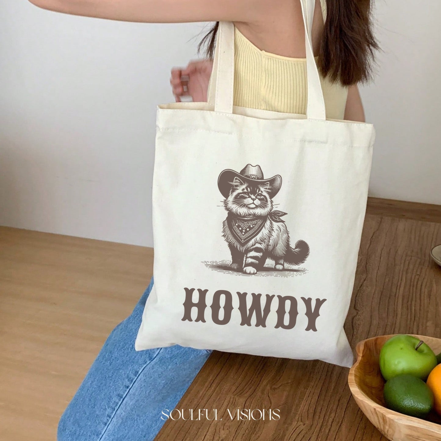 Howdy Ragdoll Tote Bag