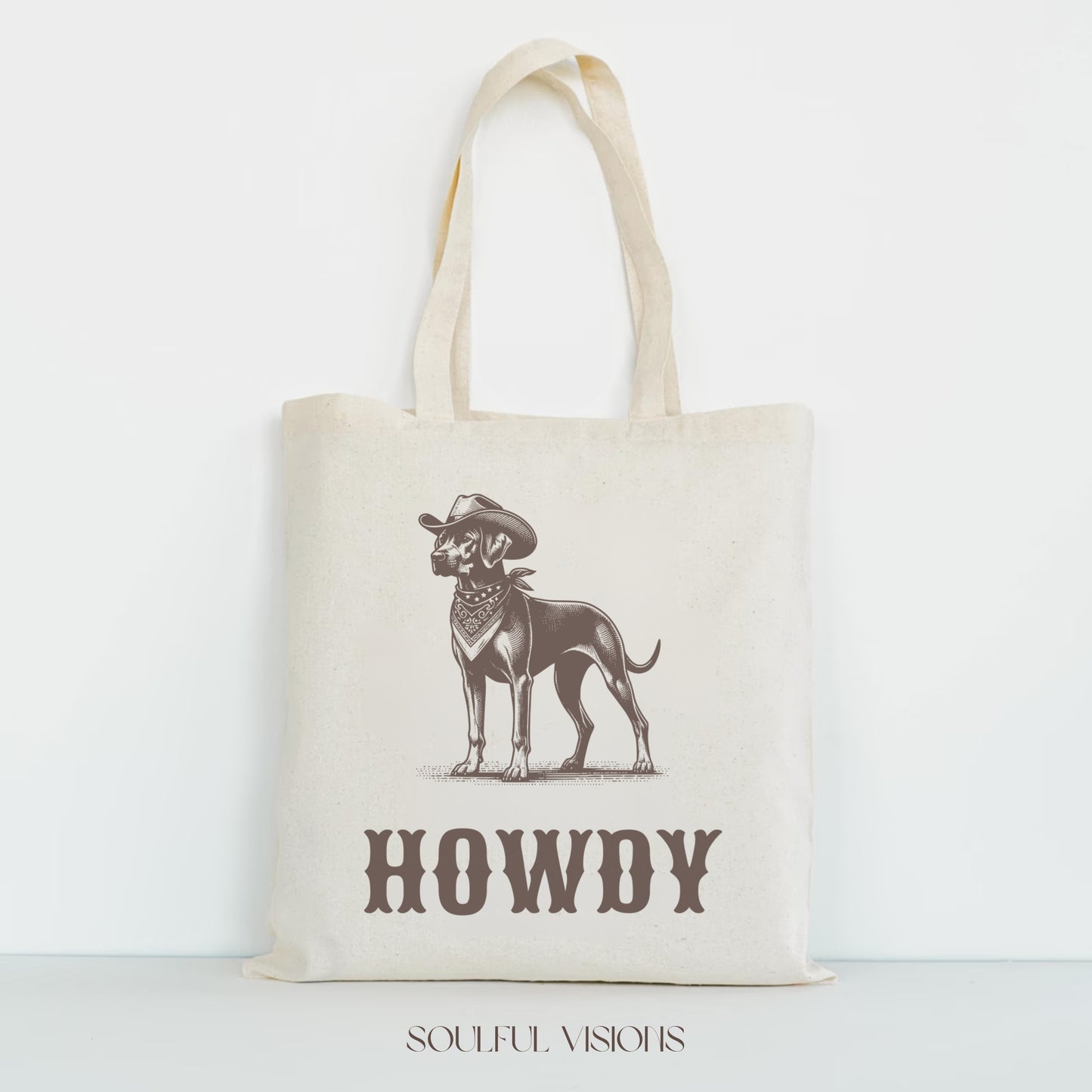 Howdy Rhodesian Ridgeback Tote Bag