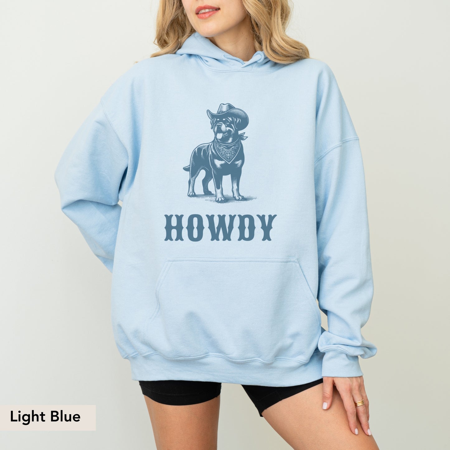 Howdy Rottweiler Hoodie