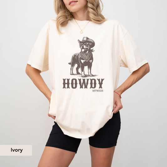 Howdy Rottweiler Shirt