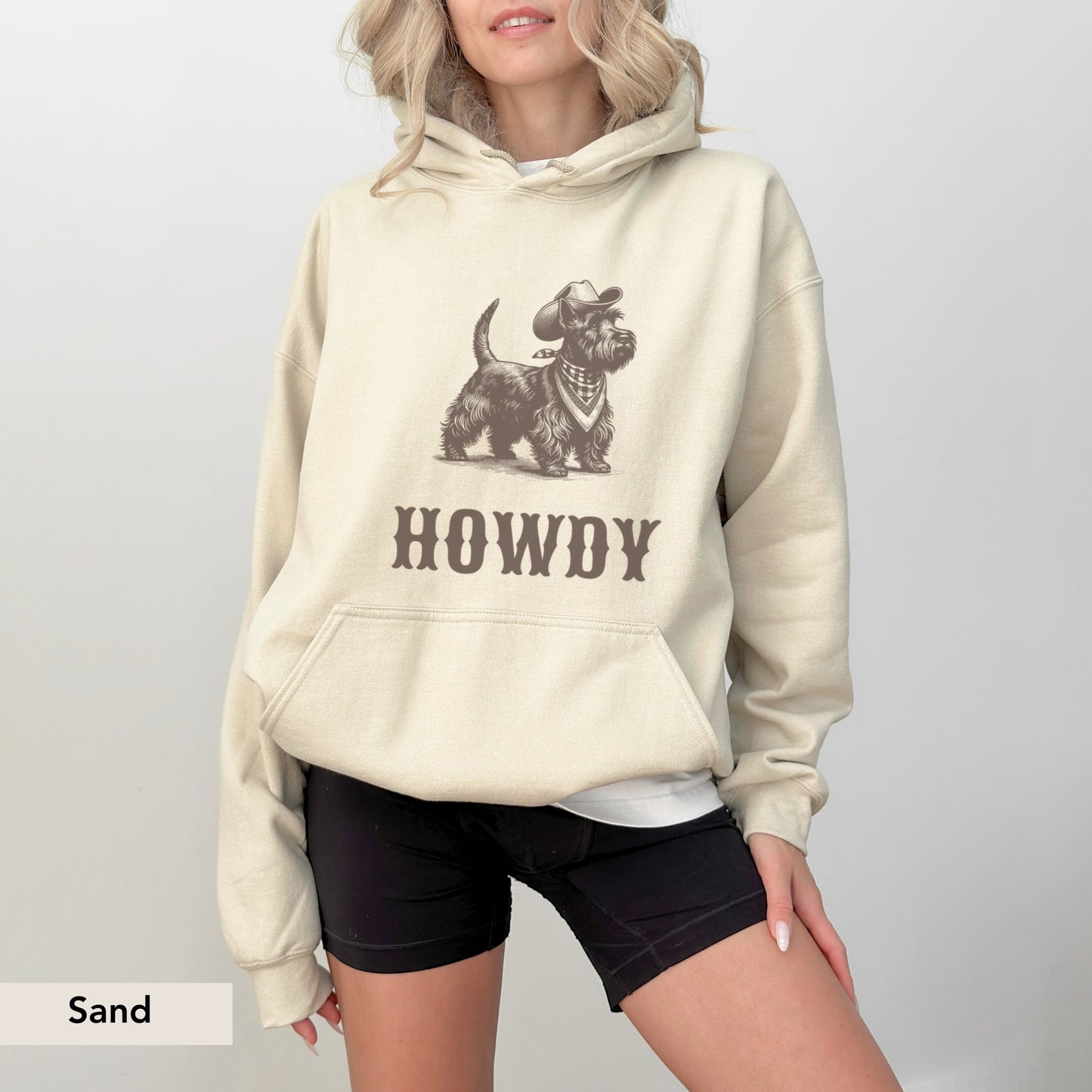 Howdy Scottish Terrier Hoodie
