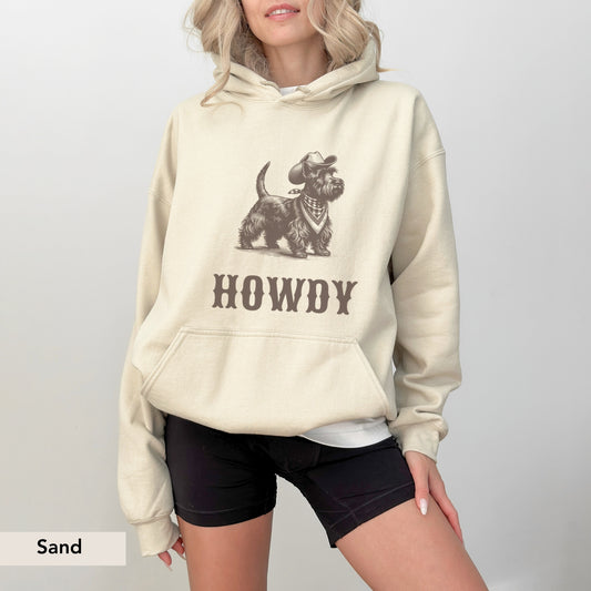 Howdy Scottish Terrier Hoodie