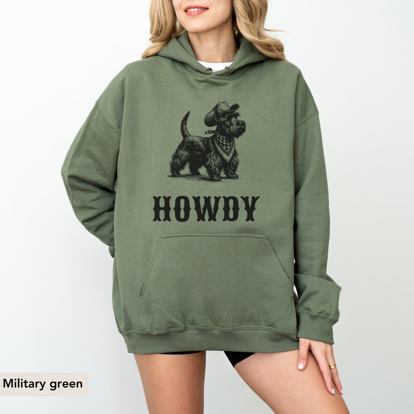 Howdy Scottish Terrier Hoodie