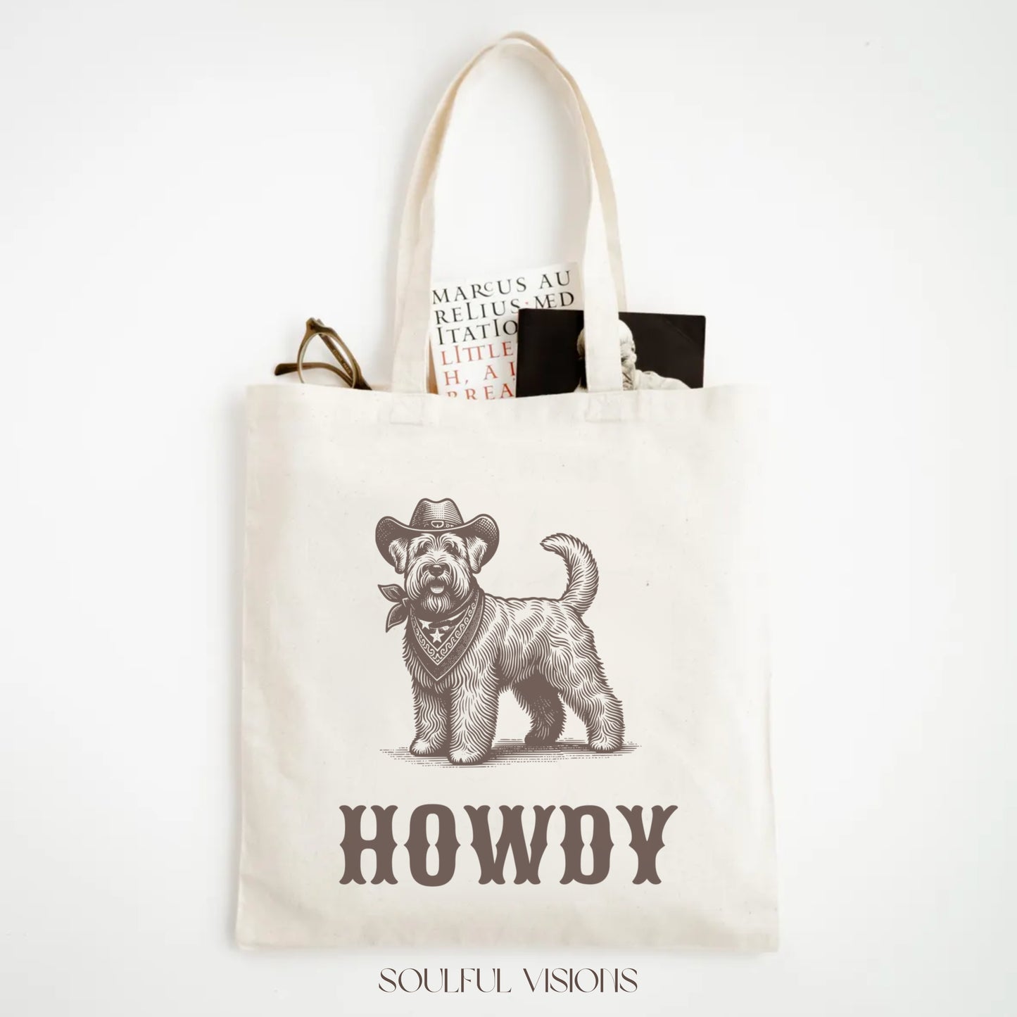 Howdy Wheaten Terrier Tote Bag