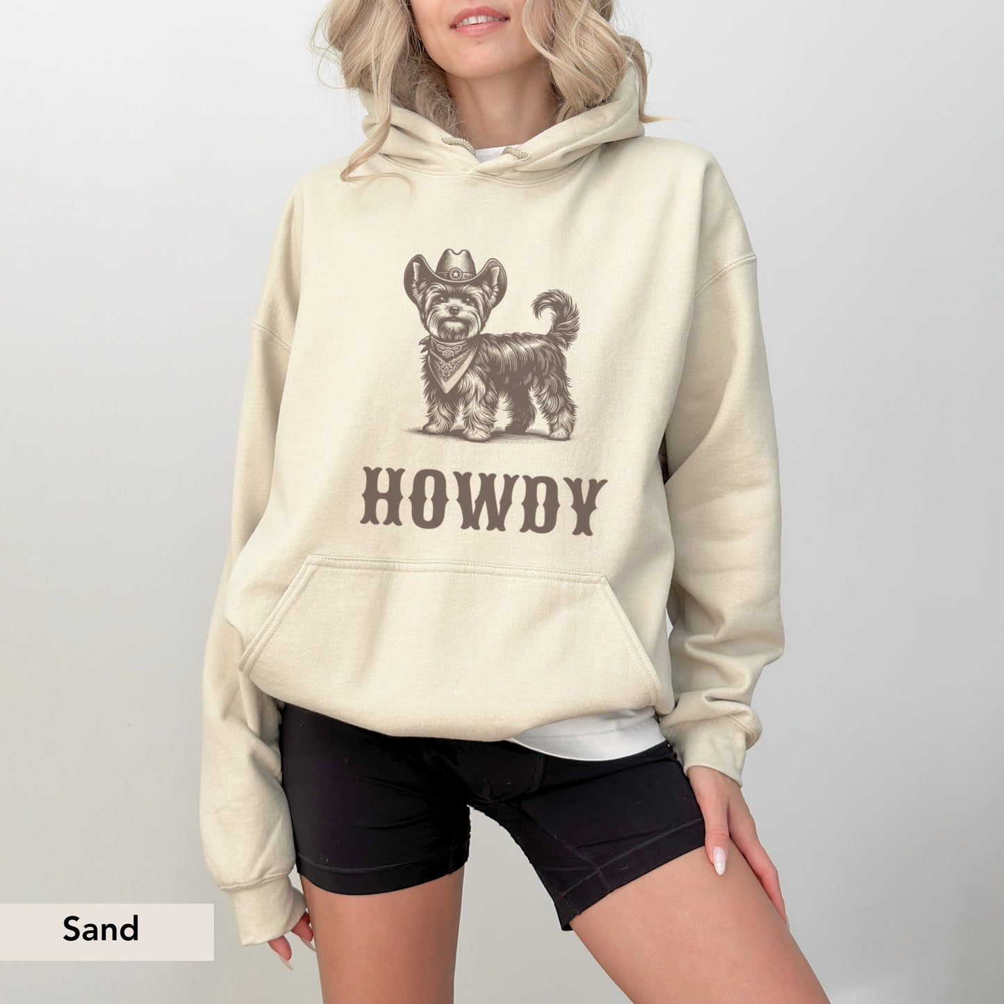 Howdy Yorkshire Terrier Hoodie